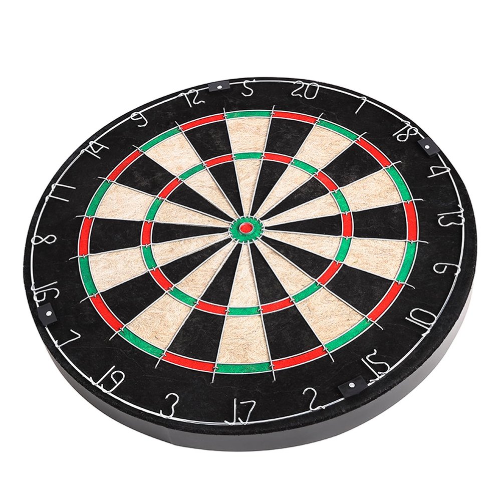 18 Inch Premium Sisal Dartboard Set with 6 x 18g Darts and Hanger,Professional Dartboard Sets for Home