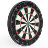 18 Inch Premium Sisal Dartboard Set with 6 x 18g Darts and Hanger,Professional Dartboard Sets for Home view 2