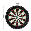 18 Inch Premium Sisal Dartboard Set with 6 x 18g Darts and Hanger,Professional Dartboard Sets for Home view 3