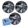 Bowlerstore Products EPCO Duckpin Bowling Balls - Marbleized - Black, White & Grey (5 inch- 3lbs. 10 oz.) 3 Balls
