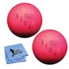 Bowlerstore Products EPCO Duckpin Bowling Balls- Neon Speckled - Magenta (4 7/8 inch- 3lbs. 8 oz) 2 Balls view 1