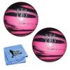 EPCO Duckpin Bowling Ball - Cobra Pro Rubber - Pink & Black (4 7/8 inch- 3lbs. 8oz.) - 2 Balls view 1