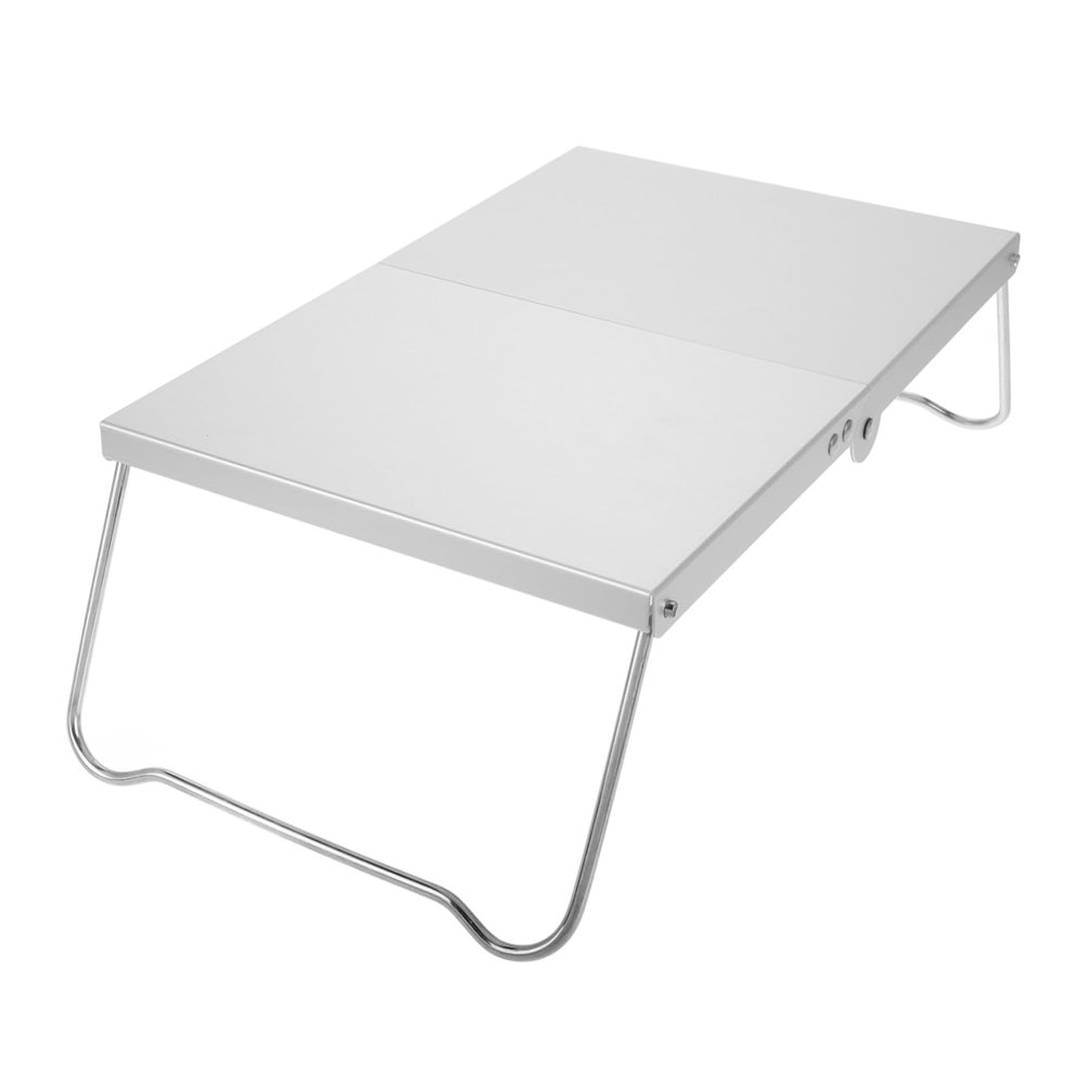 BESPORTBLE Folding Table Small Portable Outdoor Camping Table Aluminum Alloy for Boys and Girls Picnic and BBQ Easy Assembly