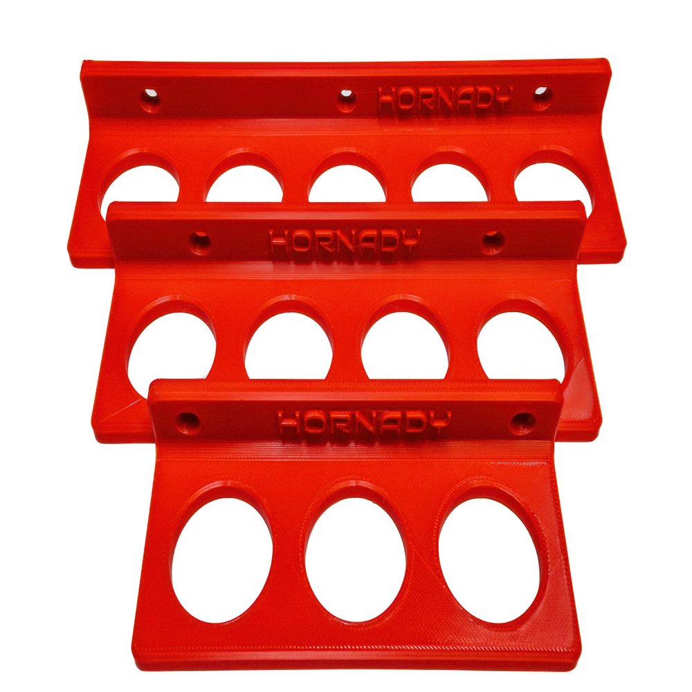 Wall Mount Holder Storage for Hornady LNL Bushing Reloading Die, Made in USA (5 Position)