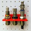 Wall Mount Holder Storage for Hornady LNL Bushing Reloading Die, Made in USA (5 Position) view 2