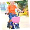 BESPORTBLE Boys Bike Basket Pink Front Handlebar Basket for Boys and Girls Bicycles Tricycles Scooters and Multifunctional Design for Safe and Enjoyable Rides view 4