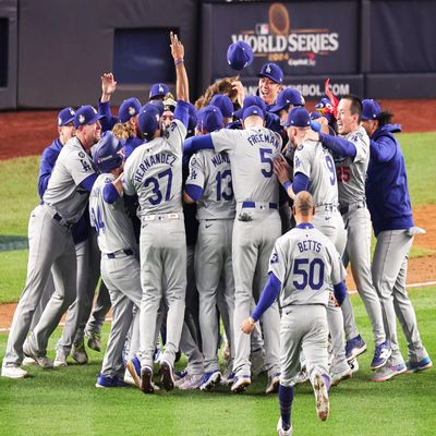 SPORTSPHOTOSUSA 2024 Los Angeles Dodgers Celebrate World Series Champions 8x10 Photo