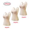 3PC Thermal Underwear Bra Women, Plus Velvet Thick Sexy Lace Seamless Bras Vest with Chest Pads, Winter Warm Bottoming Tops view 2