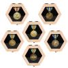 BiJun Medal Hanger Display Case, Medal Holder Wall Mount Shadow Box for Medals Race Medal Display of Sports Medals Track & Field Military Spartan Races Running Marathons view 2