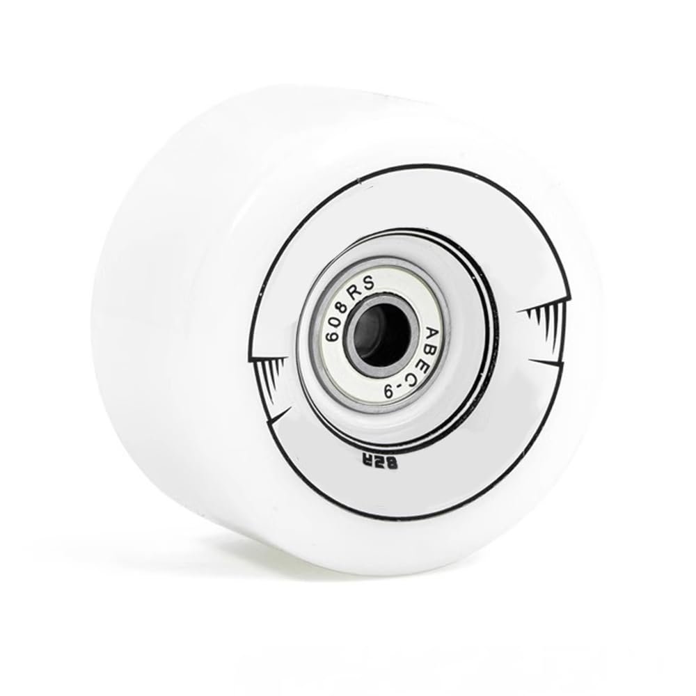 82A/85A Quad Roller Skate Wheels 58mm x 32mm 65mm x 36mm with ABEC-9 Bearings Installed for Double Row Skating and Skateboard Quad Skates Wheels Outdoor Indoor (1,65mm)