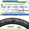Bike and Baby Wheel Repair Kit: 2 Packs of 12.5"x2.25 Replacement Inner Tubes, 2 Sets of Bicycle Tire Pry Bars 6 Pieces Replacement Tools, 3 Packs of 1.75/2.125 Bicycle Inner Tubes and Pry Bars. view 3