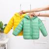Toddler Boys Girls Winter Coat Fleece Lined Puffer Jacket Kids Lightweight Packable Down Jacket (Yellow, 5-6 Years) view 3