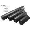 NineFit Basics High Density Round Foam Roller Balance Portable Yoga Column Equipment for Home Gym Fitness Indoor Sports, Black, 15cmx90cm view 2