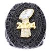 noblehead Fantasy Football Ring 2024| Heavy FFL Champion Ring | Gold Silver Tone Plated Award Trophy for Fantasy Football League Winner (seven, size 8) view 2