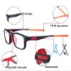GDXTA Sports Basketball Goggles, Anti-Fog Dribble Racketball Glass Soccer Rugby Training Safety Eyewear for Men Women Youth (BlackRed) view 2
