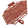 FOYTOKI Foldable Bike Basket Cover for Adult Bicycles Easy Installation Collapsible Design for Front Rack Storage During Rides Brown Color Cycling Accessories view 3