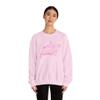 Orca Feminist Sweatshirt for Women Orca Sweater Orca Killer Whale Gift Feminism Quote Feminist Sweatshirt Light Pink view 4