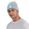 Flag of Mineral County, Nevada Beanie for Men Women Knit Cuffed Beanies Warm Winter Hat Skull Cap Gray view 4