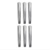 Weld On (6 Pack) - 10" Flared Tulip with Vinyl Insert - Polished Anodized Aluminum view 1