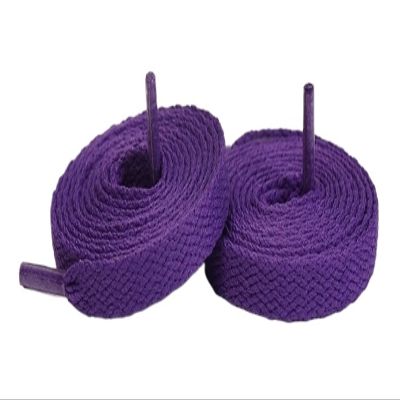 1Pair Classic Flat Shoelaces Rubber Banf For Athletic Shoe Casual Shoes Lace for Sneakers College Style Shoestring for Men Women(Deep purple,180 cm)