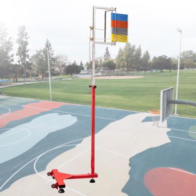 pealiritansemen Vertical Jump Tester with Colored Vanes, Floor Standing Gym Vertical Jump Trainer for Basketball, Vertical Jump Measurement Tool, with Colored Target Blades