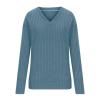 Womens Winter 2024 Sweaters Lightweight Long Sleeve Crewneck Shirts Loose Fit Casual Fashion Pullover Sweater Tops Blue L view 3