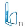 HARFINGTON Bicycle Water Bottle Cage 5.7" Lightweight Aluminum Basic Bike Universal Water Bottle Holder Mount with Screws for MTB Mountain Road Gravel, Blue view 1
