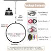 Aerial Hoop, Single Point Aerial Hoop Equipment Kit, Pilates Circles, Gymnastic Equipment for Training Performance, Support Customization,90CM/32MM view 2