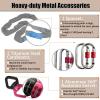 Aerial Hoop, Single Point Aerial Hoop Equipment Kit, Pilates Circles, Gymnastic Equipment for Training Performance, Support Customization,90CM/32MM view 3