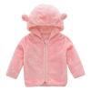 Toddler Baby Boys Winter Warm Jacket Outerwear Floral Hooded Zipper Padded Outwear for Kids Girls (Pink, 12-18 Months) view 1