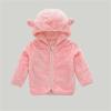 Toddler Baby Boys Winter Warm Jacket Outerwear Floral Hooded Zipper Padded Outwear for Kids Girls (Pink, 12-18 Months) view 2