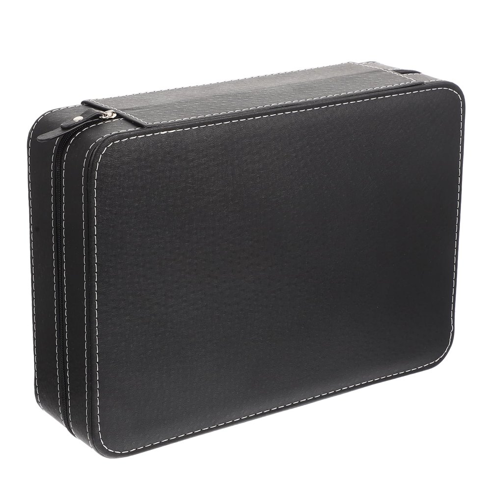 ANDRESLAD Portable Watch Storage Case Vintage Pu Watch Box for Travel Display Slot Organizer -fall Secure Design