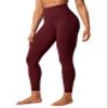 CRZ YOGA Butterlift Workout Leggings 25" - High Waisted Pilates Gym Athletic Womens Yoga Pants Buttery Soft Red Merlot Small view 1