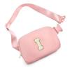 Gitus Birthday Gifts for 8 9 10 11 12 13 Year Old Girls Personalized Fanny Pack Crossbody Bags with Initial Letter Patch Belt Bag for Teen Girls Cute Trendy Stuff Travel Essentials (LightPink-I) view 1