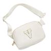 Gitus Birthday Gifts for 8 9 10 11 12 13 Year Old Girls Personalized Fanny Pack Crossbody Bags with Initial Letter Patch Belt Bag for Teen Girls Cute Trendy Stuff Travel Essentials (Ivory-V) view 1