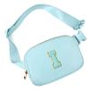 Gitus Gifts for 8 9 10 11 12 Year Old Girls Belt Bag Fanny Pack Crossbody Bags with Initial Letter Patch Cute Stuff Birthday Gifts for Teen Girls Women Personalized Trend Stuff (Icing Blue-I) view 1
