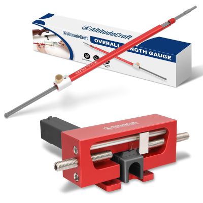 AltitudeCraft Sight Pusher Tool & Overall Length Gauge Bundle Precision Sight Adjustment and Reloading for Handguns and Firearms