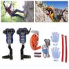 Tree Climbing Spikes, Tree Climbing Spike Set Adjustable Climbing Gears with Safety Belt & Straps, Adjustable Tree Climbing Gear with Extra Multi-Functional Straps for Picking Fruit, Outdoor Sport view 2