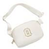 Gitus Birthday Gifts for 8 9 10 11 12 13 Year Old Girls Personalized Fanny Pack Crossbody Bags with Initial Letter Patch Belt Bag for Teen Girls Cute Trendy Stuff Travel Essentials (Ivory-Q) view 1