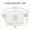Gitus Birthday Gifts for 8 9 10 11 12 13 Year Old Girls Personalized Fanny Pack Crossbody Bags with Initial Letter Patch Belt Bag for Teen Girls Cute Trendy Stuff Travel Essentials (Ivory-Q) view 3