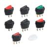 10 PCS Elliptical Ship type switch with lamp 3 Pin/2 Pin KCD1-115 Second and Third Gear Rocker Switch with Light BJXKHFPIV(R 2 F 2 G) view 2