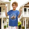 Toddler Boys Shirts Short-Sleeve Little Kids t Shirts Boys' Tops, Tees & Shirts Graphic TEE Age for 2-7 Years 4-Pack view 2