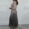 MJFGJSDW Women's Solid Color Long Sleeve Jumper & Pleated Bottom Dress, Long Sleeve Maxi Dress for Women, Casual Dresses(Gn,Large) view 4