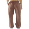 DITOK Baggy Sweatpants for Women, Comfy Straight Wide Leg Fleece Elastic Waist, Women's Workout Casual Lounge Ladies Pants, Brown view 4
