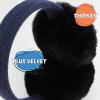 XIAOHAWANG Kids Boy Warm Earmuffs for Children Girl Winter Ear Muffs Cold Weather Ear Warmer (2 Pack-navy soccer&dino) view 2