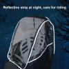 NineFit Basics Rainproof Bike Seat Canopy, Child Bike Seat Cover, Black, 78CM view 2