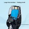 NineFit Basics Rainproof Bike Seat Canopy, Child Bike Seat Cover, Black, 78CM view 3