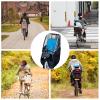 NineFit Basics Rainproof Bike Seat Canopy, Child Bike Seat Cover, Black, 78CM view 4