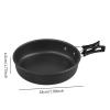 Camping Frying Pan Nonstick Outdoor Kitchen Equipment Gear Portable Camping view 2