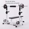 Squat Stands, Fitness Barbell Rack Weight Lifting Rack Bench Press Rack Dumbbell Stand, Height and Width Adjustable, Strength Training Stand for Indoor Gym view 3